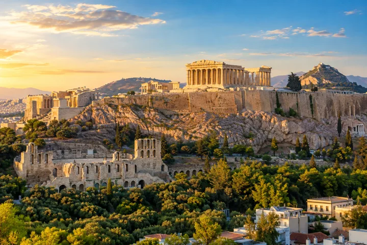 The Acropolis in Athens — destination illustration